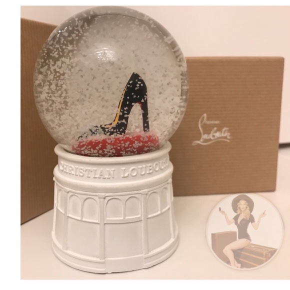 Christian Louboutin Other - Louboutin Holiday Red Sole Heels Snow Globe *new*